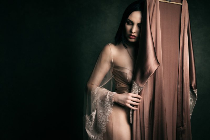 sensuelli boudoir alusvaatteissa